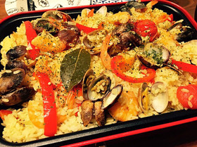 炊飯器で超簡単★絶品パエリア