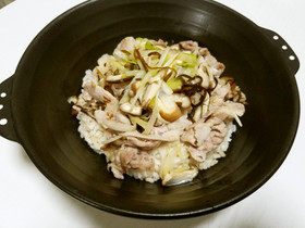 簡単☆秋の爽やか豚葱丼