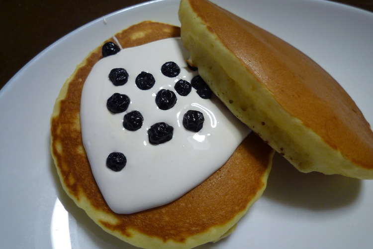 ホイップクリーム ホットケーキ レシピ 作り方 By だるまさんがころんだ クックパッド