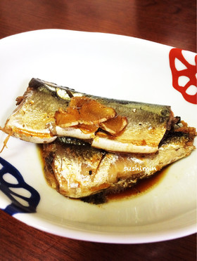 圧力鍋で骨まで柔らか簡単サンマの煮付け★