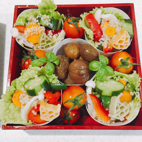 お弁当に☆カップサラダ