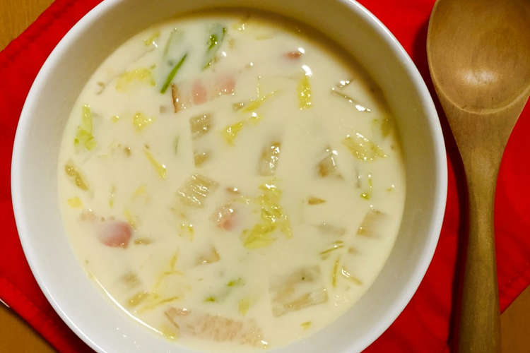 さつま芋と白菜のミルクスープ 離乳食にも レシピ 作り方 By Mikko6 クックパッド 簡単おいしいみんなのレシピが376万品