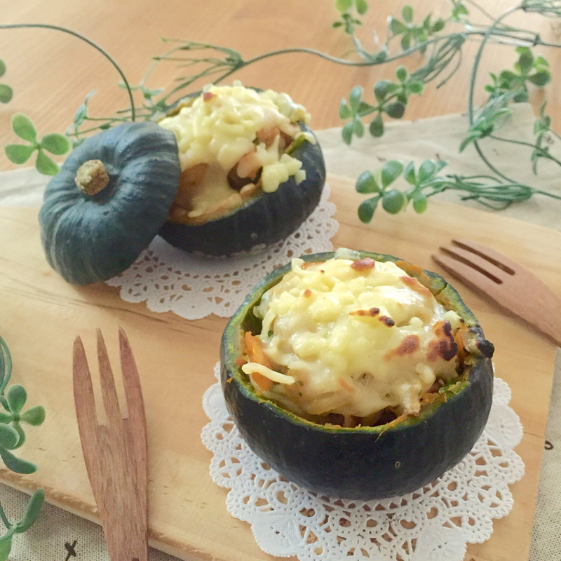 【みんなが作ってる】 丸ごとかぼちゃのグラタンのレシピ 【クックパッド】 簡単おいしいみんなのレシピが342万品