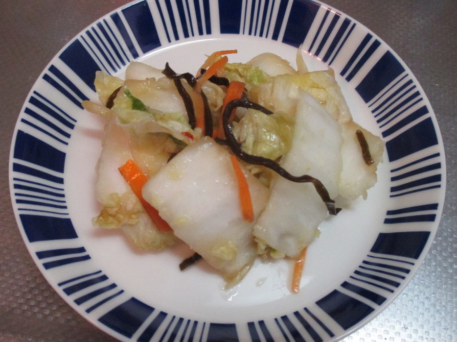 常備菜「白菜の甘酢漬け」の画像