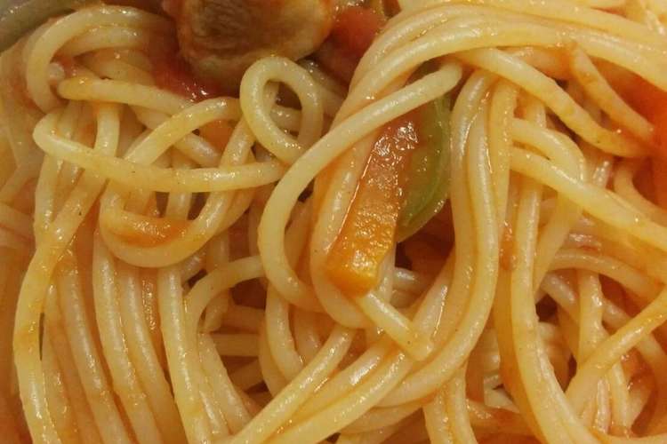 梅干しが隠し味のトマトソースパスタ レシピ 作り方 By うめちよ クックパッド