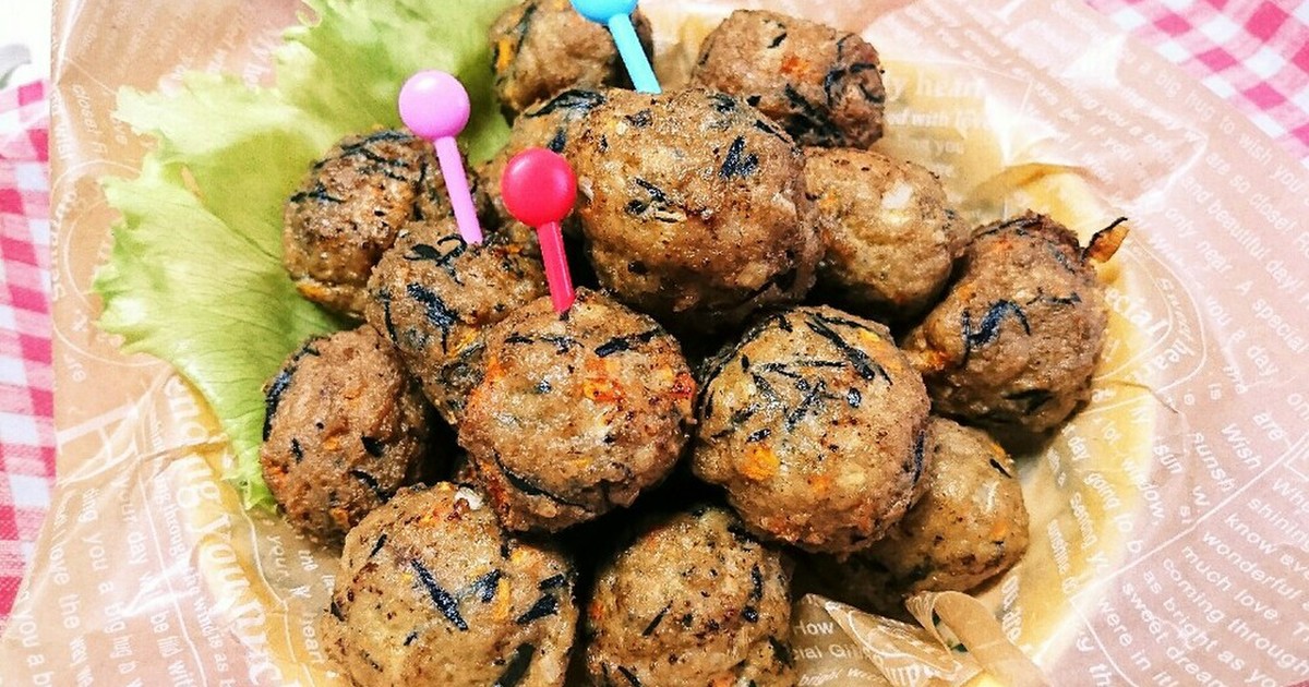 ひじきと豆腐とひき肉の落とし揚げ by りおてぃ＊ 【クックパッド】 簡単おいしいみんなのレシピが315万品