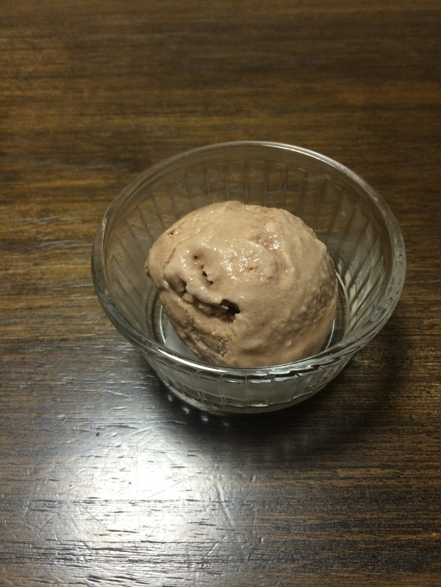 手作りチョコアイスの画像