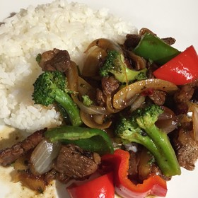 牛肉とブロッコリーの豆鼓醤炒め