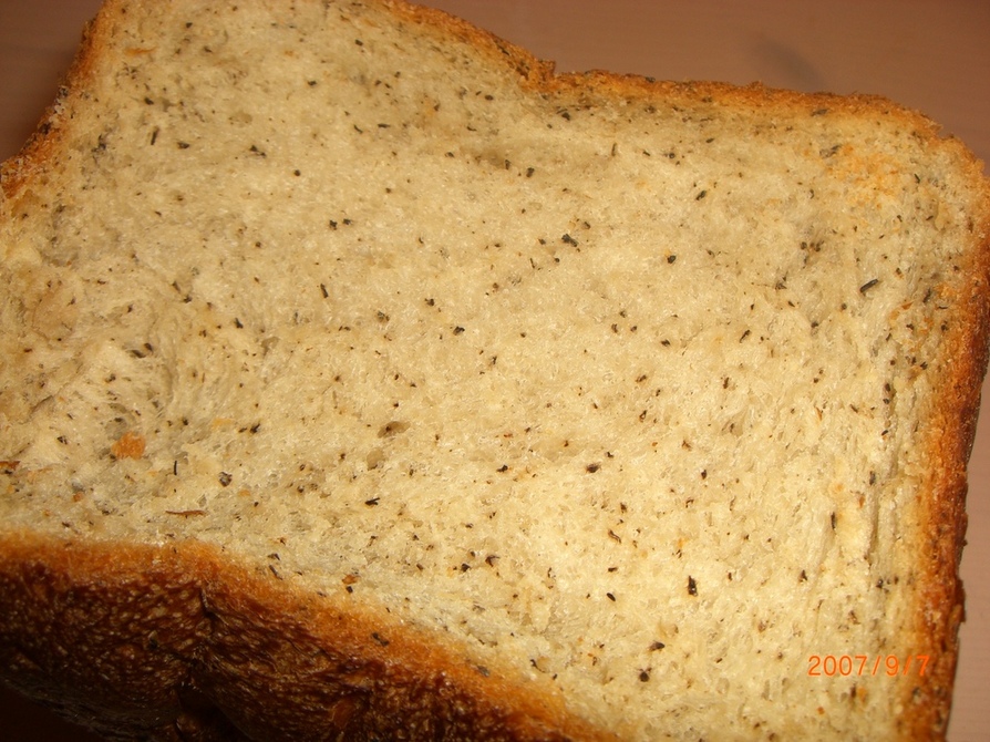 ホームベーカリーでパン作り　紅茶パンの画像