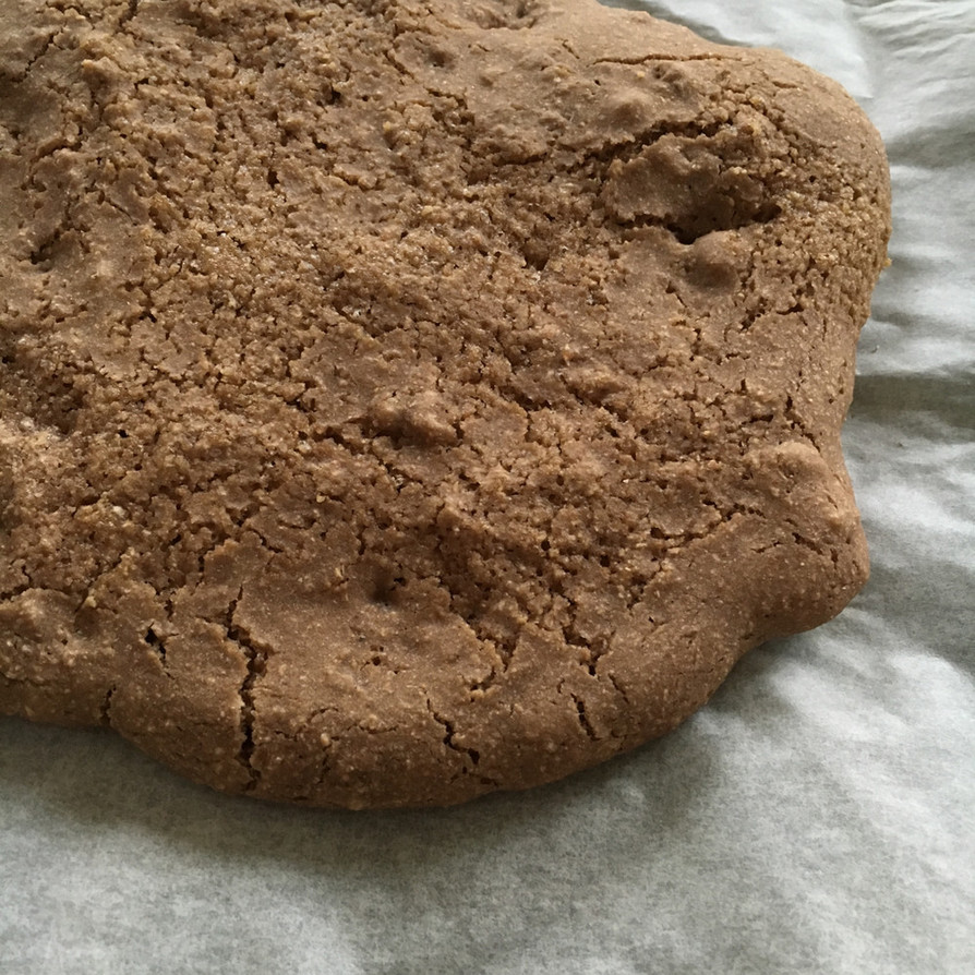 大きなマクロビ風クッキーの画像