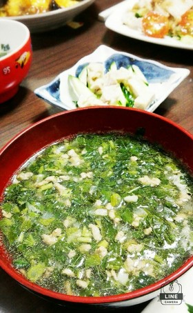 これは感動‼モロヘイヤスープ