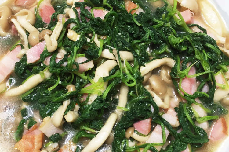 かぶらの間引き菜 スプラウト の炒め煮 レシピ 作り方 By あいたんです クックパッド 簡単おいしいみんなのレシピが357万品