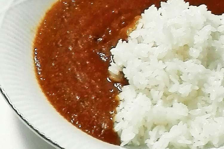簡単 ミキサーと野菜ジュースで時短カレー レシピ 作り方 By Ratemal クックパッド