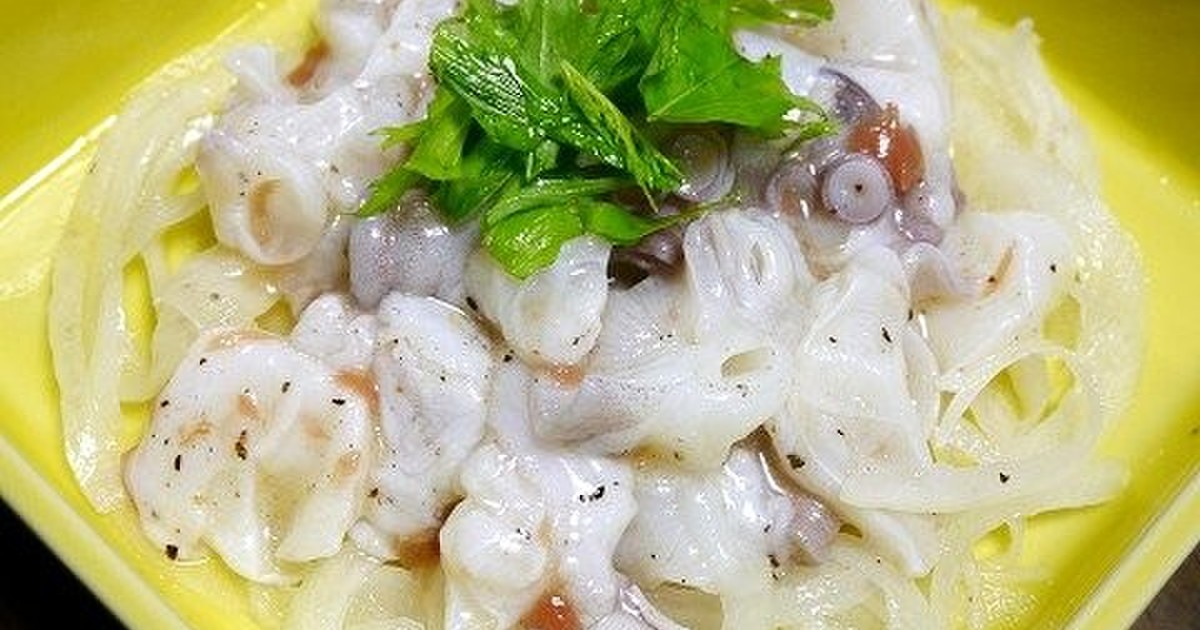 簡単 水蛸 刺身 のカルパッチョ レシピ 作り方 By だんどり亭 クックパッド