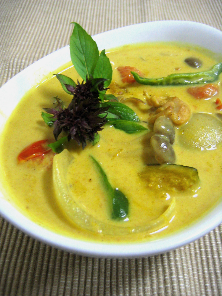 ココナッツミルクシュリンプカレーのレシピ