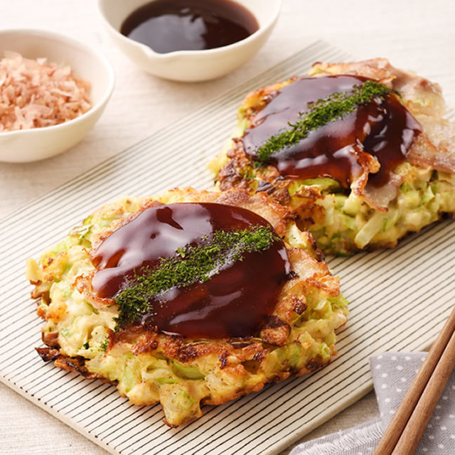 粉大さじ1のヘルシーお好み焼き レシピ 作り方 By オタフク クックパッド