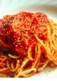 トマトジュースで簡単イタリアンパスタ