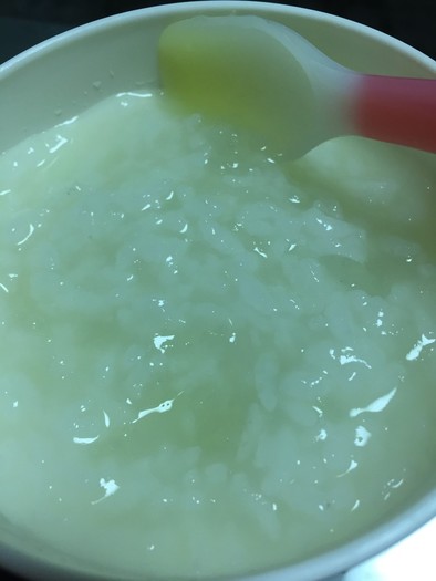 離乳食☆中期 リンゴ粥の写真