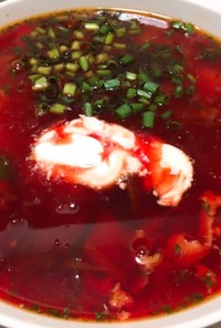 ボルシチ　スープ(БОРЩ)　ロシア料理