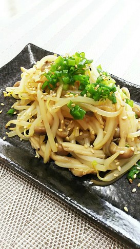 めんつゆで☆簡単☆和風もやし炒め☆