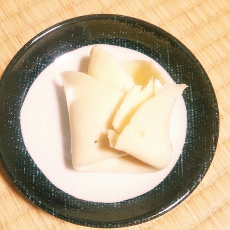 チーズとすき焼きふりかけのクレープ