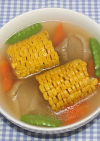 旨み濃縮☆乾燥とうもろこしで中華スープ