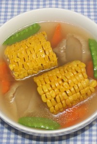 旨み濃縮☆乾燥とうもろこしで中華スープ