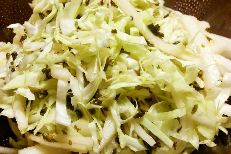 千切りキャベツと大根の醤油紫蘇の実サラダ レシピ 作り方 By Cookirin クックパッド 簡単おいしいみんなのレシピが352万品