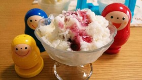 粉ミルク大量消費☆ミルクかき氷
