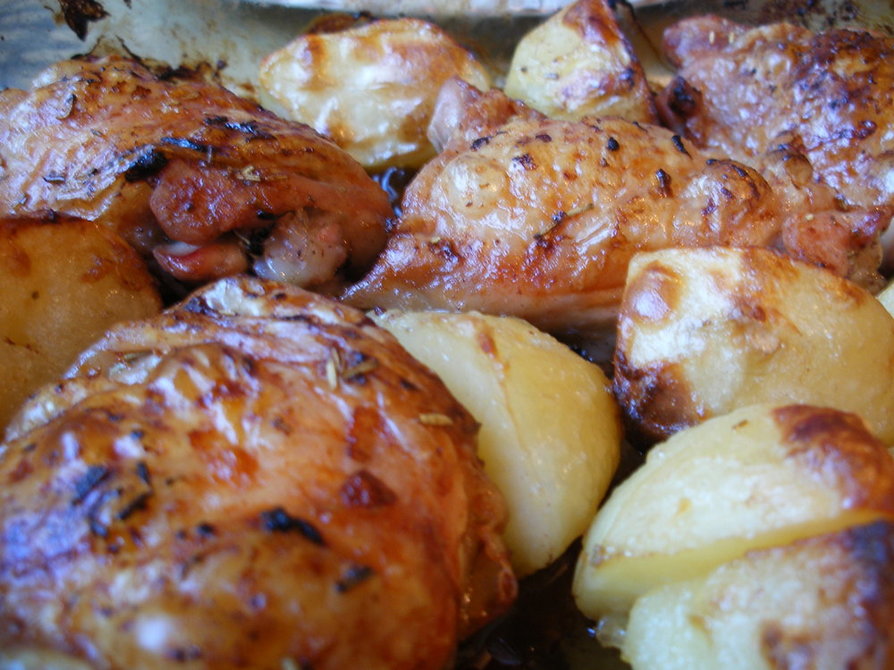 鶏肉のオーブン焼き●イタリア風の画像