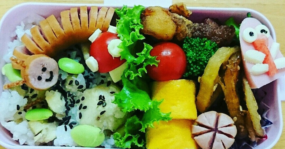 小学生 お弁当 デコ弁 女の子お弁当 レシピ 作り方 By ドラミ クックパッド 簡単おいしいみんなのレシピが375万品