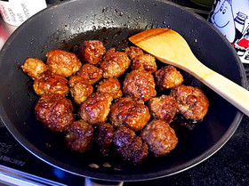 黄金比万能タレ♡で照り焼きミートボール