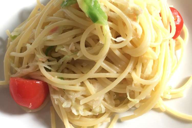 鮭とキャベツの和風パスタ レシピ 作り方 By ここわっこ クックパッド