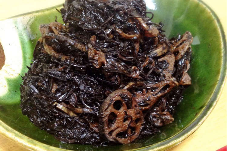 お醤油だけで煮るあらめ蓮根 ひじきでも レシピ 作り方 By Misumisu07 クックパッド 簡単おいしいみんなのレシピが361万品