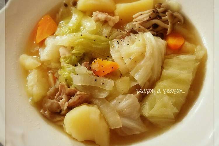汁物 素材の旨味たっぷり豚バラのポトフ レシピ 作り方 By 季節料理 Marie クックパッド 簡単おいしいみんなのレシピが365万品