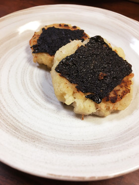 もちもち☆れんこんの磯辺焼き