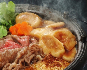 山芋入り煮込み麩で関西風すき焼き