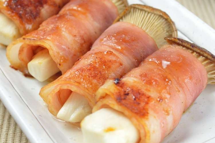 じゅわ と旨い エリンギのベーコン巻き レシピ 作り方 By ニチロ畜産株式会社 クックパッド
