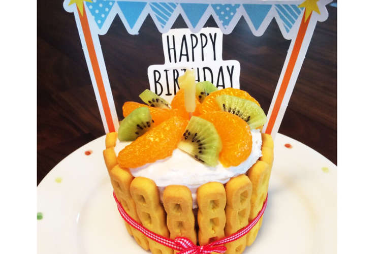 1歳 誕生日ケーキ ベビーダノン 簡単 レシピ 作り方 By Hachi16 クックパッド 簡単おいしいみんなのレシピが350万品