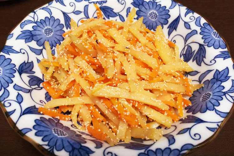 じゃがいもとにんじんの明太子和え レシピ 作り方 By クックjrdnk0 クックパッド 簡単おいしいみんなのレシピが352万品