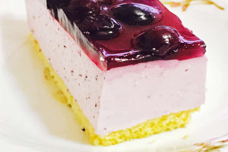 ブルーベリーのレアチーズムースケーキ レシピ 作り方 By なむい クックパッド