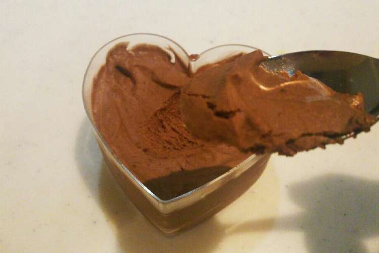 簡単 チョコレートムース レシピ 作り方 By Imusine クックパッド 簡単おいしいみんなのレシピが372万品