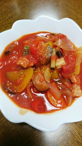 簡単⭐ぶっ込み ラタトゥイユ⭐in炊飯器