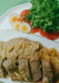 ☆豚ひれ肉のガーリック味噌チャー・レン