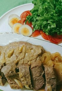 ☆豚ひれ肉のガーリック味噌チャー・レン