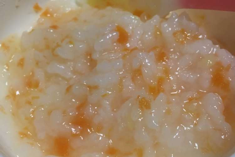 離乳食 初期 赤ちゃん雑炊 レシピ 作り方 By かえちゃんママ クックパッド 簡単おいしいみんなのレシピが358万品