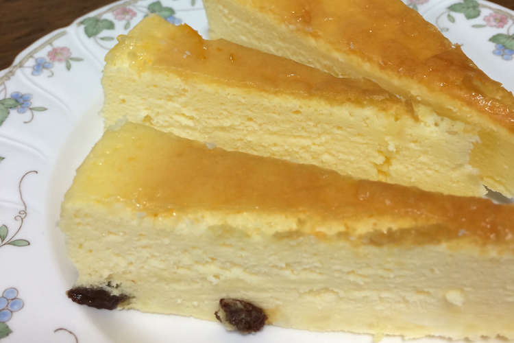 洋酒香るレーズン入りチーズケーキ レシピ 作り方 By クックe7u19z クックパッド