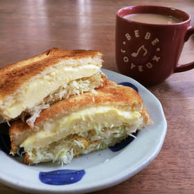火もメーカーも✕沼サン風ホットサンド♪
