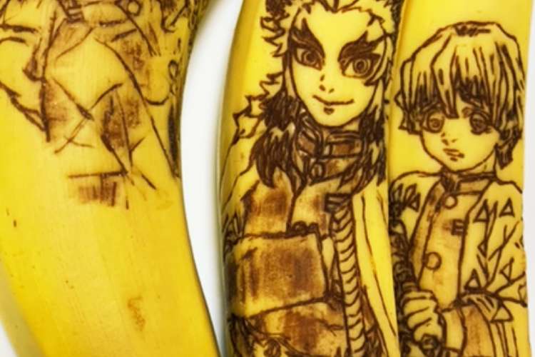 バナナアート お絵描き お弁当や遠足に レシピ 作り方 By ８ ｍａｍａ クックパッド