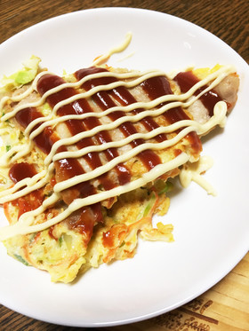豚肉とキャベツのおかず卵焼き